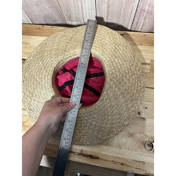 Vintage Minnie Mouse Disney Straw Summer Hat - Picture 7 of 7